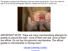 Tablet Screenshot of goatse.pro